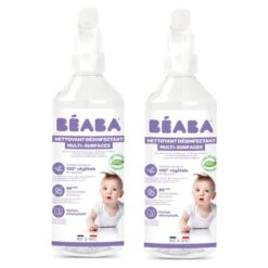 Beaba Lot 2 Nettoyants Désinfectant 500ml Chlorophylle