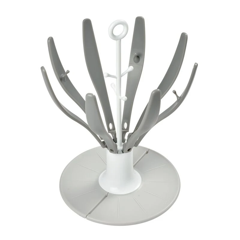 Beaba Egoutte-biberon Flower Pliable Grey 1 Beaba Egoutte-biberon Flower Pliable Grey