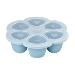 Beaba Multiportions Silicone 6*150ml Windy-blue