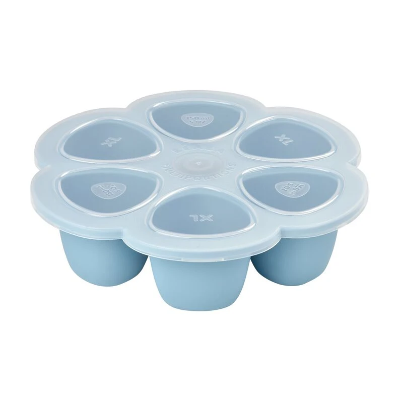 Beaba Multiportions Silicone 6*150ml Windy-blue 1 Beaba Multiportions Silicone 6*150ml Windy-blue