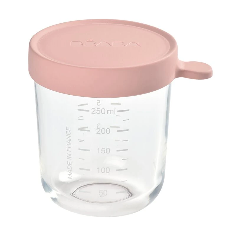 Beaba Portion Verre 250 Ml Old Pink 1 Beaba Portion Verre 250 Ml Old Pink