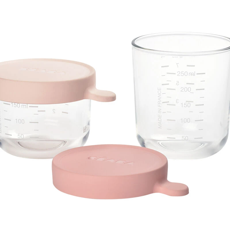 Beaba Coffret De 2 Portions Verre 150 Ml Pink / 250 Ml Old Pink 1 Beaba Coffret De 2 Portions Verre 150 Ml Pink / 250 Ml Old Pink