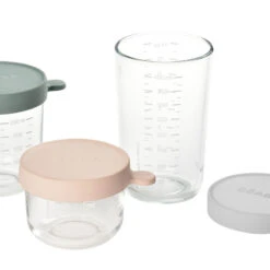 Beaba Coffret 3 Portions Verre 150/250/400ml Eucalyptus