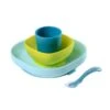 Beaba Set Vaisselle Silicone 4 Pièces Blue