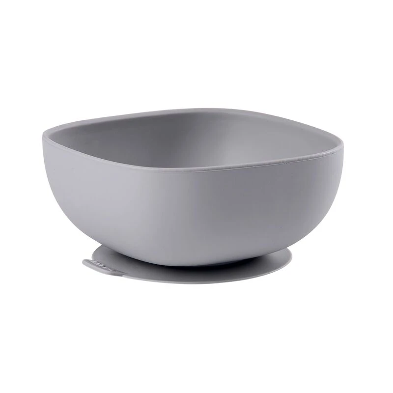 Beaba Bol Silicone Ventouse Grey 1 Beaba Bol Silicone Ventouse Grey