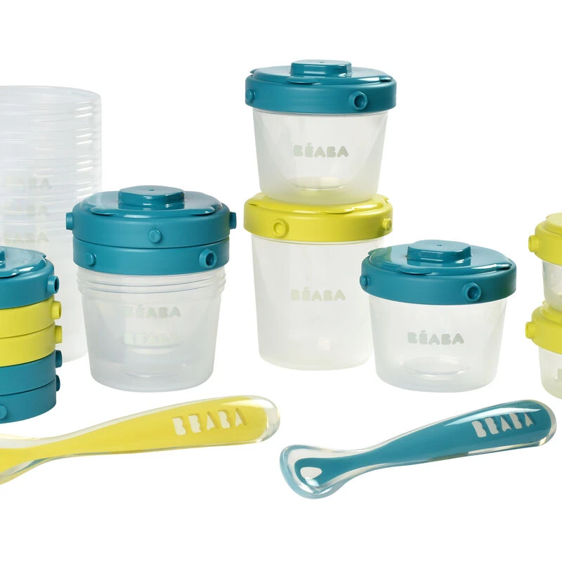 Beaba Pack 1er Repas Neon 2 Beaba Pack 1er Repas Neon – Image 2
