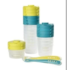 Beaba Pack 1er Repas Neon 5 Beaba Pack 1er Repas Neon -Beaba 913441 product face 2