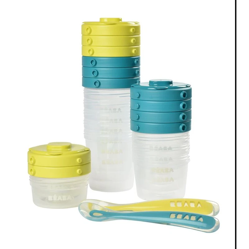 Beaba Pack 1er Repas Neon 3 Beaba Pack 1er Repas Neon – Image 3