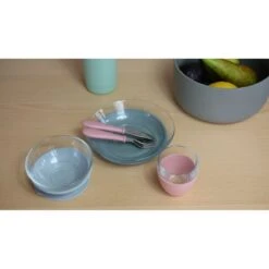 Beaba Coffret Repas Verre Eucalyptus -Beaba 913487 product amb 1a