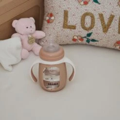 Beaba Biberon Verre D'apprentissage 210 Ml Old Pink 7 Beaba Biberon Verre D'apprentissage 210 Ml Old Pink -Beaba 913520 product amb 1b