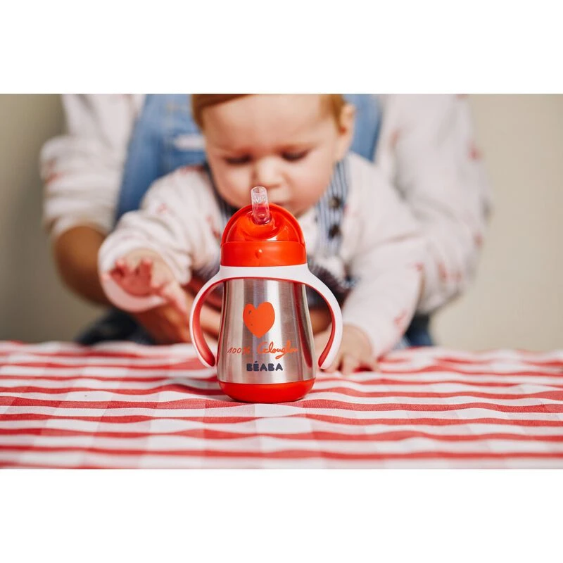 Beaba Tasse Paille Inox 250 Ml Mathilde Cabanas 4 Beaba Tasse Paille Inox 250 Ml Mathilde Cabanas – Image 4