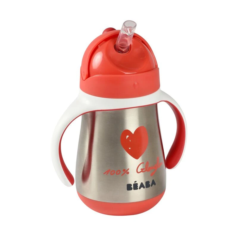 Beaba Tasse Paille Inox 250 Ml Mathilde Cabanas 2 Beaba Tasse Paille Inox 250 Ml Mathilde Cabanas – Image 2