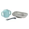 Beaba Coffret D'apprentissage Silicone + Tasse Blue