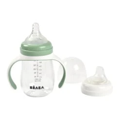 Beaba Biberon D'apprentissage 2 En 1 210 Ml Sage Green -Beaba 913531 product face 3