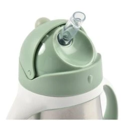 Beaba Tasse Paille Inox 250 Ml Sage Green 7 Beaba Tasse Paille Inox 250 Ml Sage Green -Beaba 913535 product zoom 1