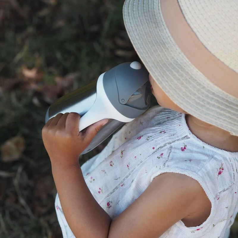 Beaba Tasse Paille Inox 250 Ml Mineral Grey 4 Beaba Tasse Paille Inox 250 Ml Mineral Grey – Image 4