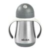 Beaba Tasse Paille Inox 250 Ml Mineral Grey