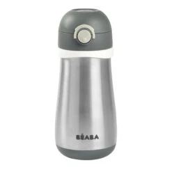 Beaba Gourde Inox 350 Ml Mineral Grey