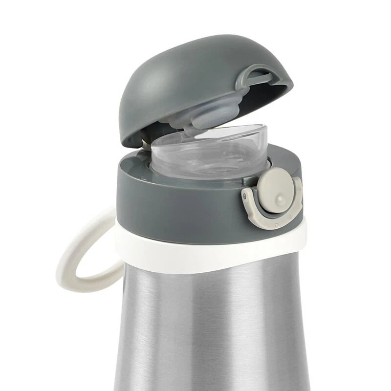 Beaba Gourde Inox 350 Ml Mineral Grey 4 Beaba Gourde Inox 350 Ml Mineral Grey – Image 4
