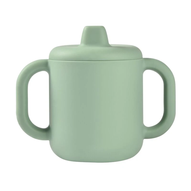 Beaba Tasse D'apprentissage Silicone Sage Green 1 Beaba Tasse D'apprentissage Silicone Sage Green