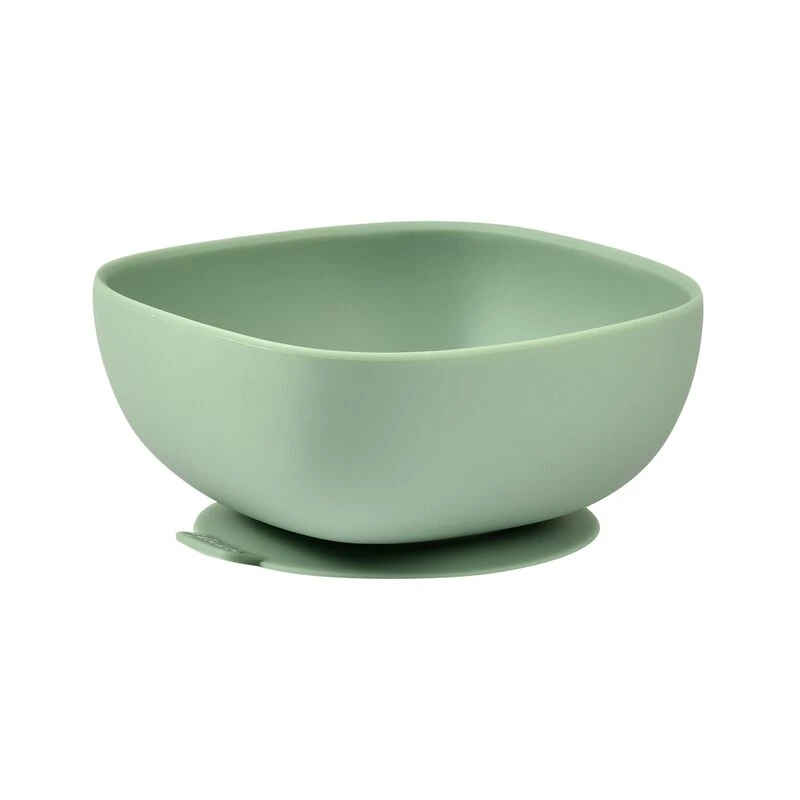 Beaba Bol Silicone Ventouse Sage Green 1 Beaba Bol Silicone Ventouse Sage Green
