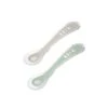 Beaba Lot De 2 Cuillères 2ème âge Silicone Avec Boite De Transport