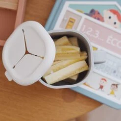 Beaba Snack Box Silicone Velvet Grey -Beaba 913565 product amb 3