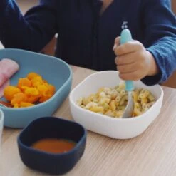 Beaba Lot De 3 Bols Silicone Gigogne Night Blue -Beaba 913566 product amb 1a