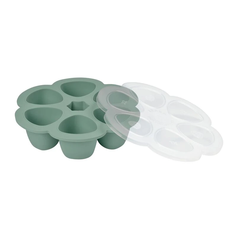 Beaba Multiportions Silicone 6 X 150 Ml Sage Green 2 Beaba Multiportions Silicone 6 X 150 Ml Sage Green – Image 2