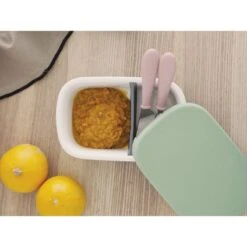 Beaba Lunch Box Céramique Mineral / Sage Green -Beaba 914005 product amb 3a