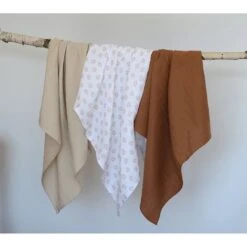 Beaba Lot De 3 Langes En Coton Hedgehog -Beaba 920346 product amb 1z