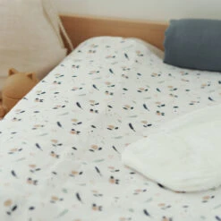 Beaba Lot De 2 Langes XXL En Coton Stormy Weather/spring Flower -Beaba 920388 product amb 3a