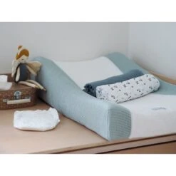 Beaba Lot De 2 Langes XXL En Coton Stormy Weather/spring Flower -Beaba 920388 product amb 4a