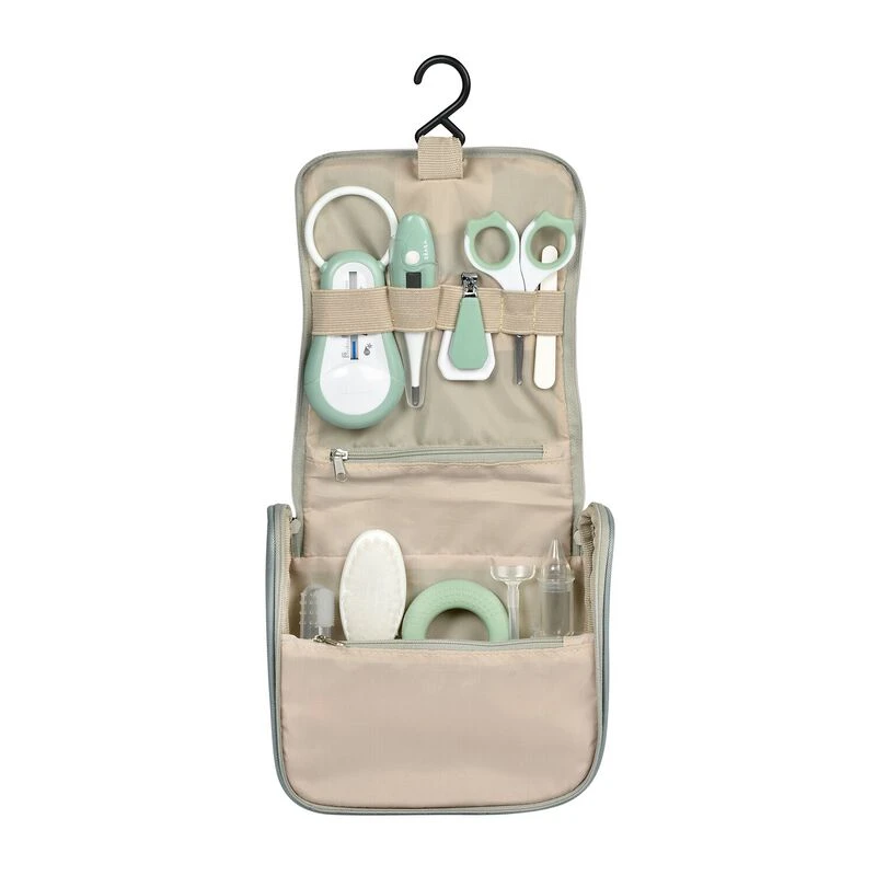 Beaba Trousse De Toilette Nomade Sage Green 2 Beaba Trousse De Toilette Nomade Sage Green – Image 2