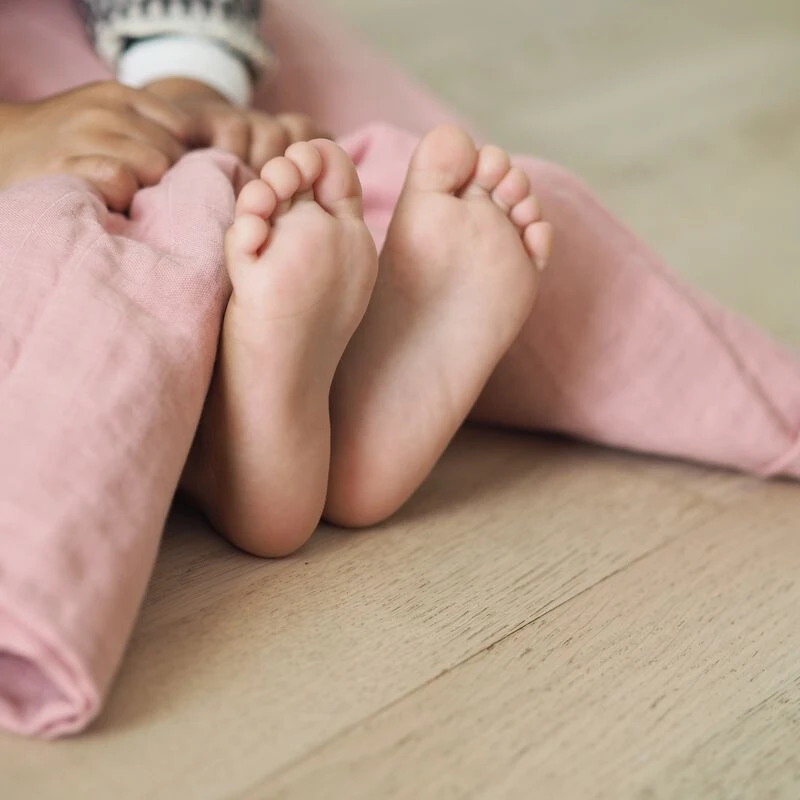 Beaba Lot De 2 Langes XXL En Coton Bridal Pink/flowery Countryside 2 Beaba Lot De 2 Langes XXL En Coton Bridal Pink/flowery Countryside – Image 2