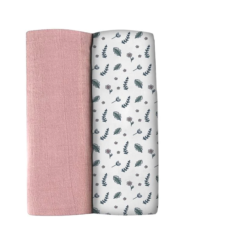 Beaba Lot De 2 Langes XXL En Coton Bridal Pink/flowery Countryside 1 Beaba Lot De 2 Langes XXL En Coton Bridal Pink/flowery Countryside