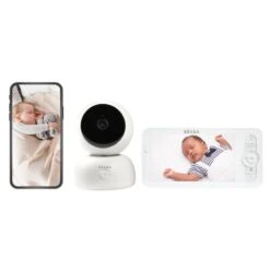 Beaba Ecoute Bébé Vidéo ZEN Premium White