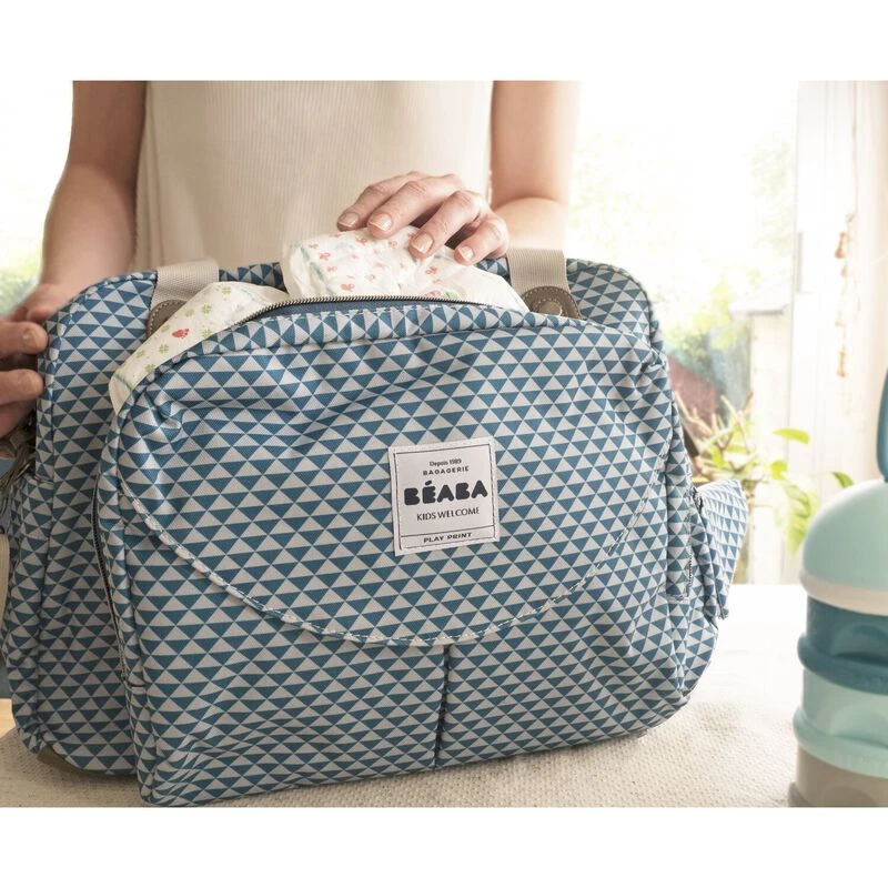 Beaba Sac à Langer Genève II Play Print Blue 3 Beaba Sac à Langer Genève II Play Print Blue – Image 3
