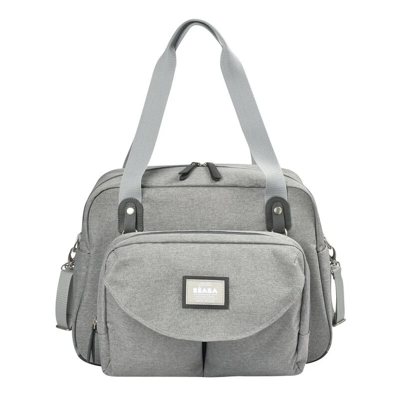 Beaba Sac à Langer Genève II Heather Grey 1 Beaba Sac à Langer Genève II Heather Grey