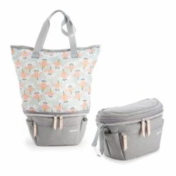 Beaba Pop Up Bag Biarritz Heather Grey -Beaba 940265 product face 1d