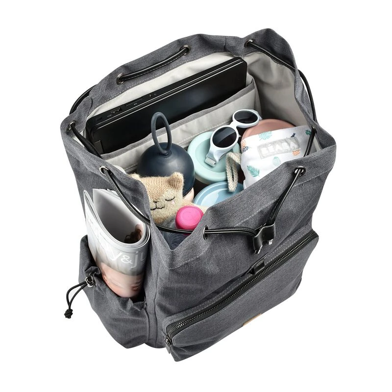 Beaba Sac à Dos Vancouver Dark Grey 2 Beaba Sac à Dos Vancouver Dark Grey – Image 2