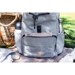 Beaba Sac à Dos Vancouver Heather Grey 11 Beaba Sac à Dos Vancouver Heather Grey -Beaba 940268 product amb 4a