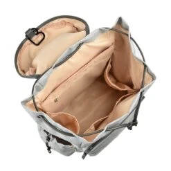 Beaba Sac à Dos Vancouver Heather Grey 8 Beaba Sac à Dos Vancouver Heather Grey -Beaba 940268 product zoom 3 4 3