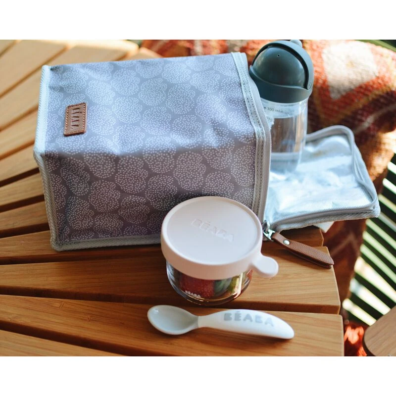 Beaba Pochette Repas Isotherme Tiny Clouds 4 Beaba Pochette Repas Isotherme Tiny Clouds – Image 4